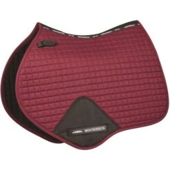 Weatherbeeta Prime Jump Shaped Saddle Pad 1000747 - Maroon Colour Maroon