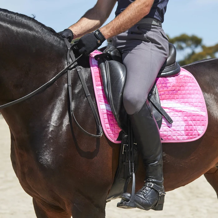 2022 Weatherbeeta Prime Marble Dressage Saddle Pad 1008703 - Pink Swirl Colour Pink Swirl 4 2022 Weatherbeeta Prime Marble Dressage Saddle Pad 1008703 - Pink Swirl Colour Pink Swirl - Image 2