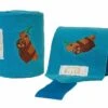 LÉTTIA Collection Embroidered Sloth Polo Wraps -Equestrian Sports Series 10721 2