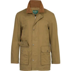 2021 Alan Paine Mens Kexby Waterproof Jacket KENGCOT - Khaki