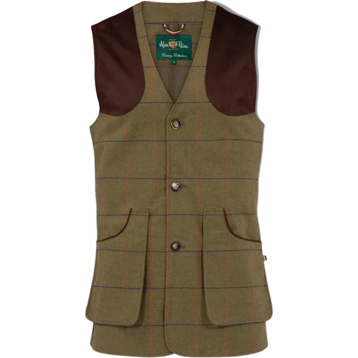 2023 Alan Paine Mens Axford Shooting Waistcoat AXFGSHW - Basil 3 2023 Alan Paine Mens Axford Shooting Waistcoat AXFGSHW - Basil