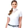 2022 Dublin Womens Tara Competition Lace Shirt 10018010 - White -Equestrian Sports Series 202120Dublin20Womens20Tara20Competition20Lace20Shirt201001801020 20White20on20model.700x700