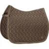 2021 Eskadron Glitter Mesh Saddle Pad 214855 - Plaza Taupe