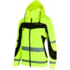 2022 Equisafety Hi-Vis Waterproof Jacket ES036YELL - Yellow