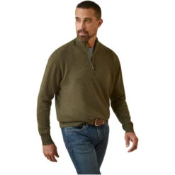2023 Ariat Mens Bolinas Sweater 10046337 - Earth