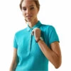 2023 Ariat Womens Prix 2.0 Polo 10030467 - Viridian Green Colour Viridian Green -Equestrian Sports Series 202320Ariat20Womens20Prix202.020Polo201004361320 20Viridian20Green20main.700x700