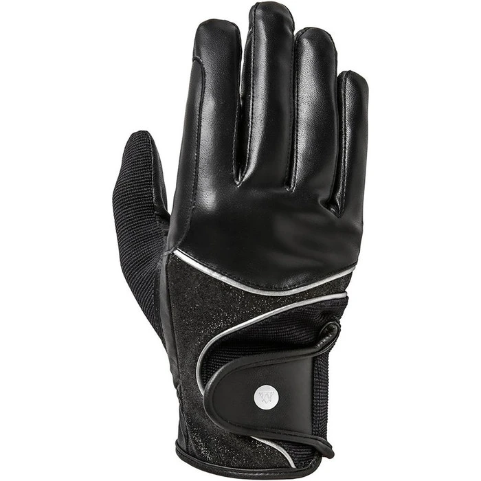 2023 Mountain Horse Diamond Rider Gloves 70960193 - Silver / Black Colour Black/Silver 3 2023 Mountain Horse Diamond Rider Gloves 70960193 - Silver / Black Colour Black/Silver