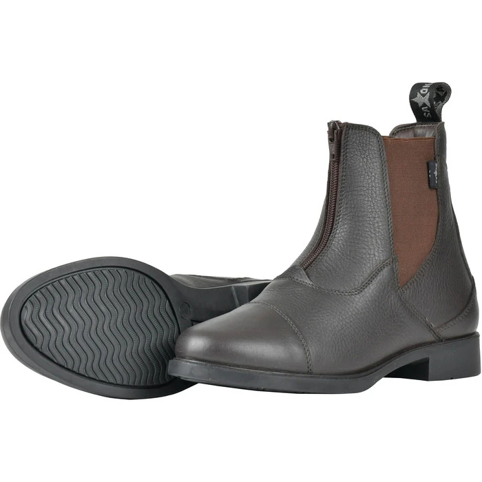 2023 Saxon Womens Allyn Zip Paddock Boots 101937 - Brown Colour Brown 3 2023 Saxon Womens Allyn Zip Paddock Boots 101937 - Brown Colour Brown