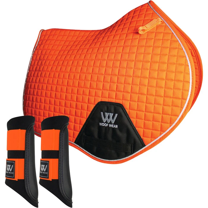 2022 Woof Wear Close Contact Saddle Cloth & Club Brushing Boots Bundle WS0003WB0003 - Orange Colour Orange 3 2022 Woof Wear Close Contact Saddle Cloth & Club Brushing Boots Bundle WS0003WB0003 - Orange Colour Orange