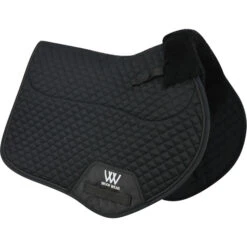2023 Woof Wear Vision Elegance Sheepskin Close Contact Jumping Saddle Pad WS0030 - Black