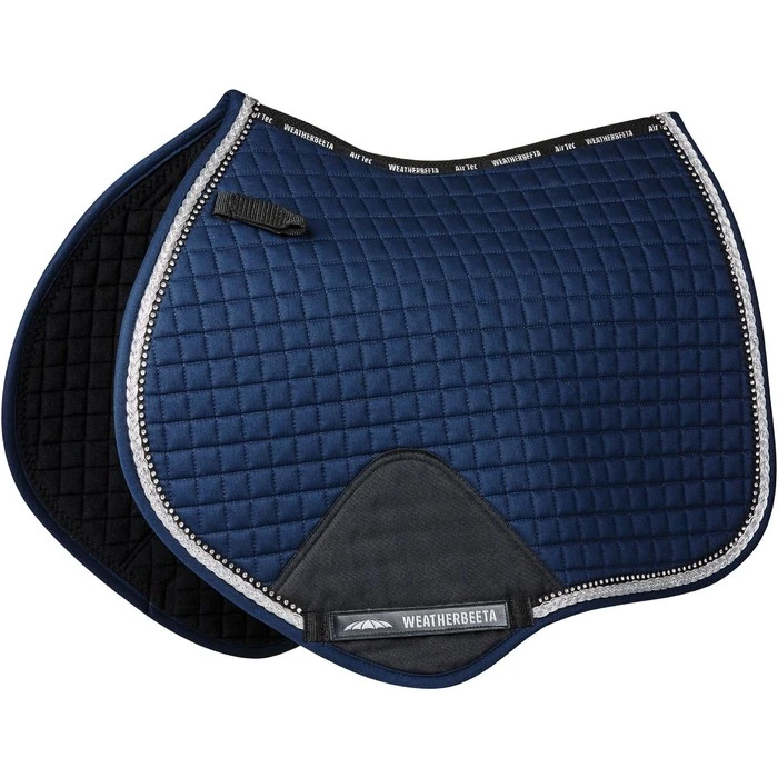 2022 Weatherbeeta Prime Bling Jump Shaped Saddle Pad 1002756 - Navy Colour Navy 3 2022 Weatherbeeta Prime Bling Jump Shaped Saddle Pad 1002756 - Navy Colour Navy