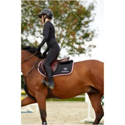 2022 Ariat Womens Ascent 1/4 Zip Long Sleeve Baselayer 10039197 - Black -Equestrian Sports Series 4125 S21 WMS ENGL Germany AE G5A9781 RTL.700x700