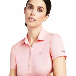 2022 Ariat Womens Talent Short Sleeve Polo Top 10039322 - Peach Blossom -Equestrian Sports Series 4251 202220Ariat20Womens20Talent20Short20Sleeve20Polo20Top201003932220 20Peach20Blossom 4.700x700