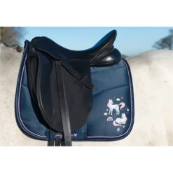 2022 HKM Pony Dream Saddle Cloth 13289 - Deep Blue -Equestrian Sports Series 4322 13289 6900 1.700x700