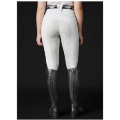 2022 Mountain Horse Womens Diana Clarino Full Seat Breeches 053240200 - White Colour White -Equestrian Sports Series 4353 diana white back.700x700