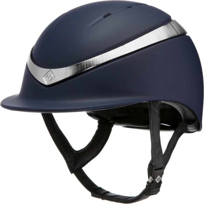 Charles Owen Halo Helmet & Headband HALONS - Navy / Platinum 3 Charles Owen Halo Helmet & Headband HALONS - Navy / Platinum