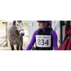 2022 Woof Wear Event Number Bib WS0025 - Black -Equestrian Sports Series 4645 0003615 Event20Bib.700x700