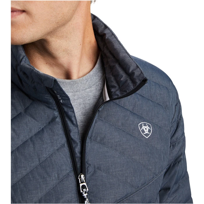 2022 Ariat Mens Ideal Down Jacket 10041243 - Charcoal Heather 5 2022 Ariat Mens Ideal Down Jacket 10041243 - Charcoal Heather - Image 3