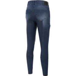 2022 Pikeur Womens Lisha Jeans Full Grip Breeches 144116 477 380 - Denim Blue -Equestrian Sports Series 5090 pik 144116 477 380 b.700x700