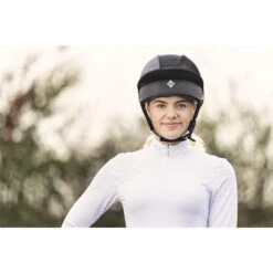 2022 Charles Owen This Esme Cosmic JS1 Pro & Free Replacement Headband & Free Hat Silk - Black -Equestrian Sports Series 5630 cosmicproductlandscape.700x700