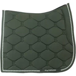 2022 PS Of Sweden Signature Dressage Cotton Saddle Pad 1110-022 - Forest Green -Equestrian Sports Series 5637 202220PS20Of20Sweden20Signature20Dressage20Cotton20Saddle20Pad201110 02220 2020Forest20Green20Back.700x700