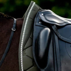 2022 PS Of Sweden Signature Dressage Cotton Saddle Pad 1110-022 - Forest Green -Equestrian Sports Series 5637 202220PS20Of20Sweden20Signature20Dressage20Cotton20Saddle20Pad201110 02220 2020Forest20Green20Lifestyle201.700x700