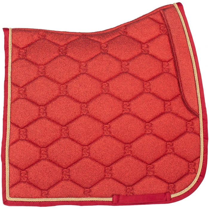 2022 PS Of Sweden Stardust Glitter Dressage Saddle Pad 20073-720 - Red 4 2022 PS Of Sweden Stardust Glitter Dressage Saddle Pad 20073-720 - Red - Image 2