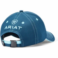 2023 Ariat Team II Cap 10043929 - Deep Petroleum / Mosaic Blue -Equestrian Sports Series 5838 202320Ariat20Team20II20Cap201004392920 20Deep20Petroleum20Mosaic20Blue20Back.700x700