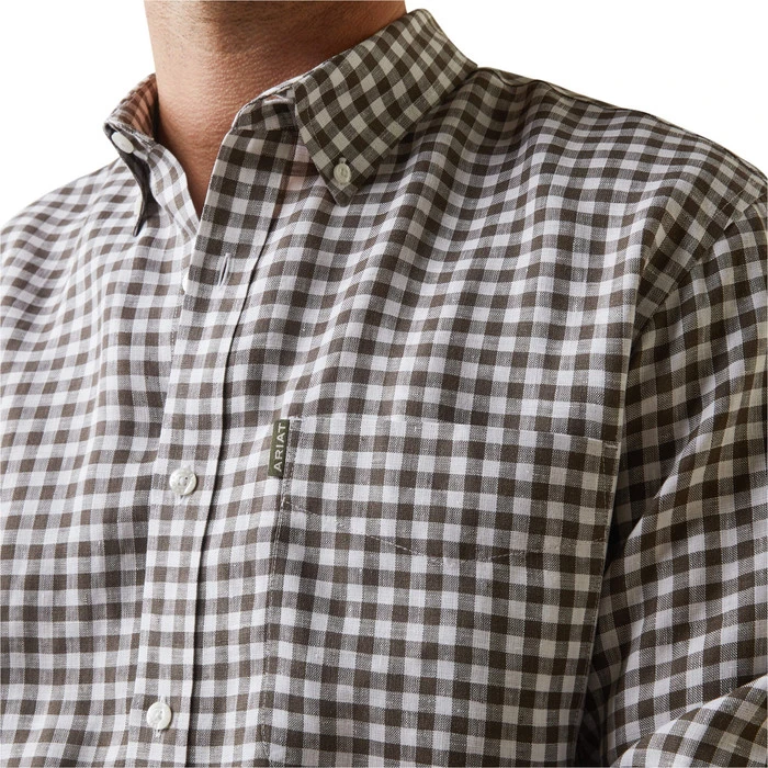 2023 Ariat Mens Mens Sonoma Shirt 10043905 - Banyan Bark Check 4 2023 Ariat Mens Mens Sonoma Shirt 10043905 - Banyan Bark Check - Image 2