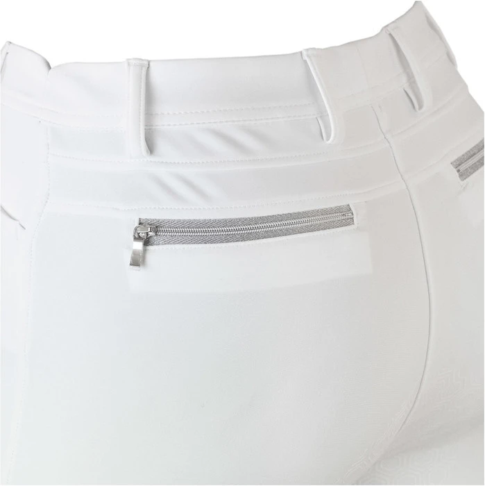 2023 Ariat Womens Tri Factor Full Seat Tights 10043403 - White 5 2023 Ariat Womens Tri Factor Full Seat Tights 10043403 - White - Image 3