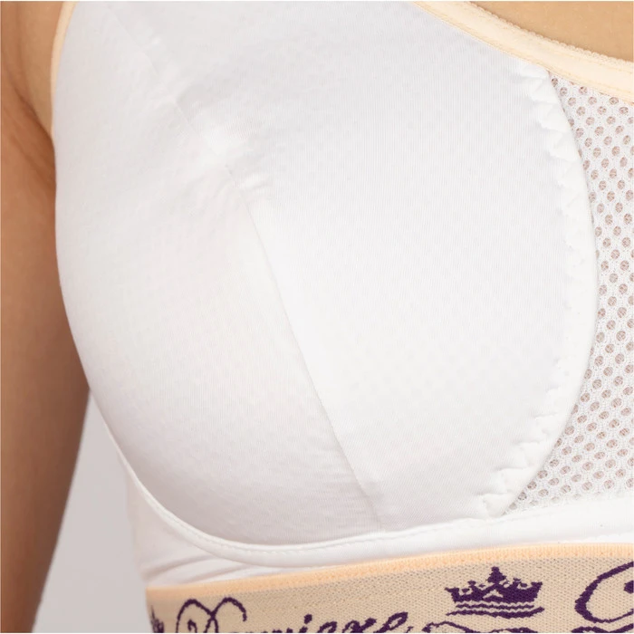 2022 Derriere Equestrian Sporteif Bra DESB17WN - White / Nude 5 2022 Derriere Equestrian Sporteif Bra DESB17WN - White / Nude - Image 3