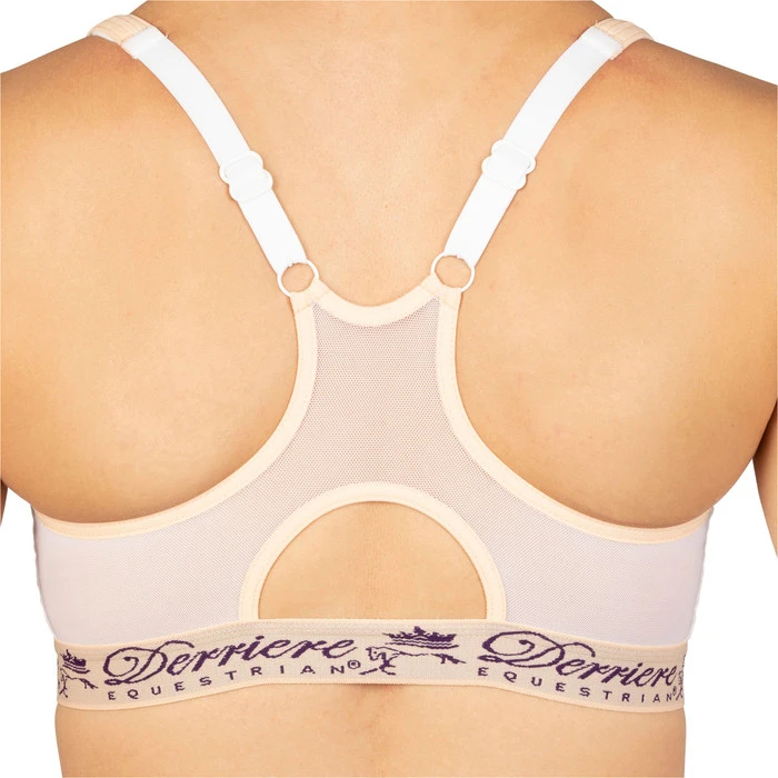 2022 Derriere Equestrian Sporteif Bra DESB17WN - White / Nude 4 2022 Derriere Equestrian Sporteif Bra DESB17WN - White / Nude - Image 2