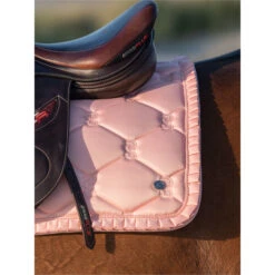 2023 PS Of Sweden Ruffle Jump Saddle Pad 1110-058 - Peach -Equestrian Sports Series 6079 DSC 6075 1.700x700