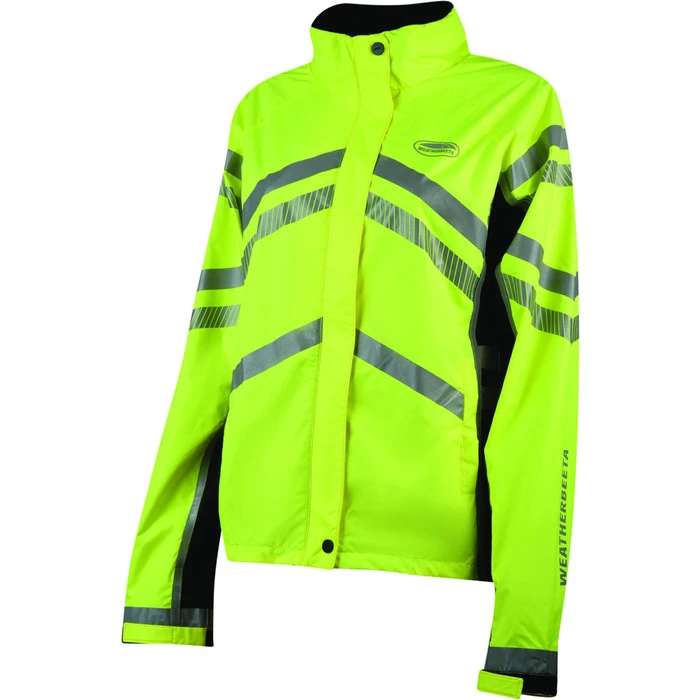 2022 Weatherbeeta Unisex Reflective Lightweight Waterproof Jacket With FREE Reflective Ear Bonnet - Hi Vis Yellow 4 2022 Weatherbeeta Unisex Reflective Lightweight Waterproof Jacket With FREE Reflective Ear Bonnet - Hi Vis Yellow - Image 2