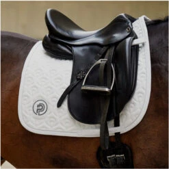 2023 Eskadron Highgloss Peacock Saddle Cloth & Round Bridle Number Holder Bundle PSNH23 - White -Equestrian Sports Series 6323 6273 202320Eskadron20Highgloss20Peacock20Saddle20Cloth202147312054420 20White20Lifestyle201.2000x2000.700x700