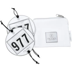 2023 Eskadron Highgloss Peacock Saddle Cloth & Round Bridle Number Holder Bundle PSNH23 - White -Equestrian Sports Series 6323 esk 382031 900 10 f.2000x2000.700x700