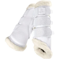 2023 Eskadron Glossy Crystal Saddle Cloth & Mesh Evo-Wool Tendon Boots Bundle 218131555131 - White -Equestrian Sports Series 6326 6292 esk 555131 663 10 f.2000x2000.700x700