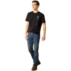 2023 Ariat Mens Vertical Logo T-Shirt 10046108 - Black Colour Black 9 2023 Ariat Mens Vertical Logo T-Shirt 10046108 - Black Colour Black -Equestrian Sports Series 6533 202320Ariat20Mens20Vertical20Logo20T Shirt201004610820 20Black203.700x700