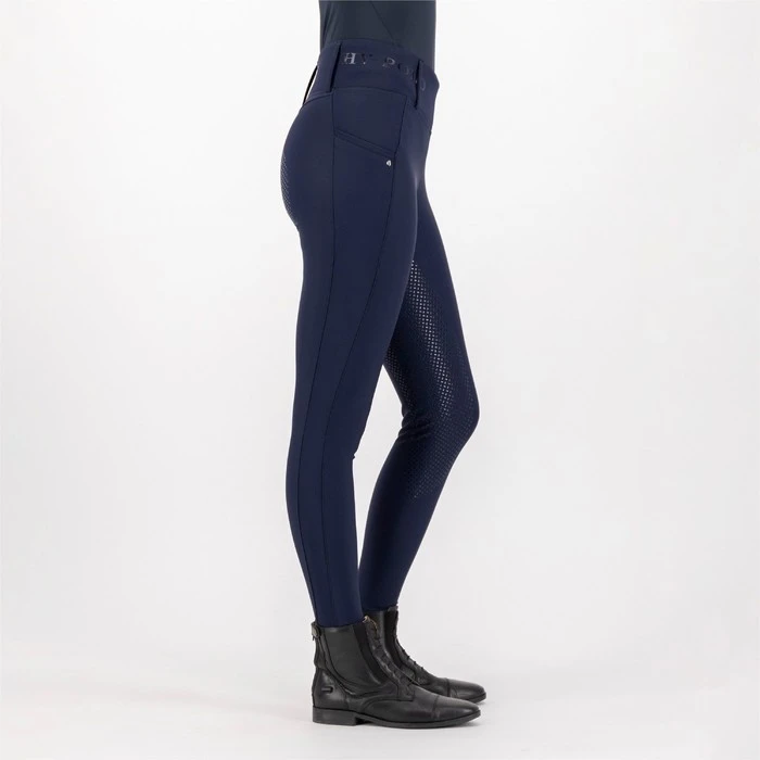 2023 HV Polo Womens Favourite Highwaist Full Grip Riding Tights 201093514 - Navy Colour Navy 5 2023 HV Polo Womens Favourite Highwaist Full Grip Riding Tights 201093514 - Navy Colour Navy - Image 3