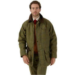 2023 Alan Paine Mens Rutland Tweed Waterproof Shotting Coat RUTGCOT - Dark Moss Colour Dark Moss -Equestrian Sports Series 6962 202320Alan20Paine20Mens20Rutland20Tweed20Waterproof20Shotting20Coat20RUTGCOT20 20Dark20Moss202.700x700