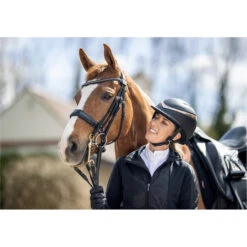 Charles Owen Halo Helmet & Free Headband HALOBRG - Black / Rose Gold -Equestrian Sports Series A2I6672 LR.2000x2000.700x700