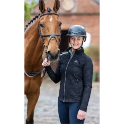 Charles Owen Luna Wide Peak Helmet & Free Headband LUNAWPNMNG - Navy Matt / Navy Gloss -Equestrian Sports Series A2I9700 LR Web203201.700x700