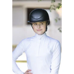 2022 Charles Owen This Esme X Luna Riding Helmet & Headband - Black Colour Black -Equestrian Sports Series A7S08655201.700x700