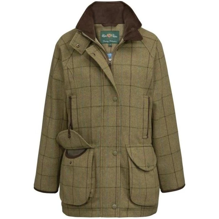 2023 Alan Paine Womens Combrook Tweed Shooting Coat COMLCOT - Lotus Colour Lotus 3 2023 Alan Paine Womens Combrook Tweed Shooting Coat COMLCOT - Lotus Colour Lotus
