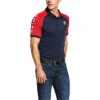Ariat Mens Team 3.0 Polo Shirt 10030355 - Navy -Equestrian Sports Series Ariat Mens Team 3.0 Polo Shirt 10030355 Navy.700x700