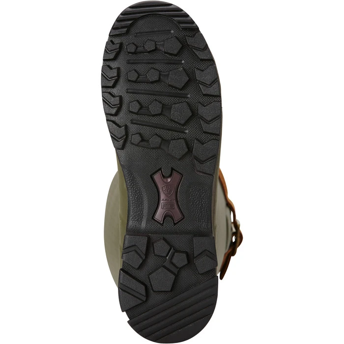 Ariat Mens Burford Wellington Boots - Olive Green 7 Ariat Mens Burford Wellington Boots - Olive Green - Image 5