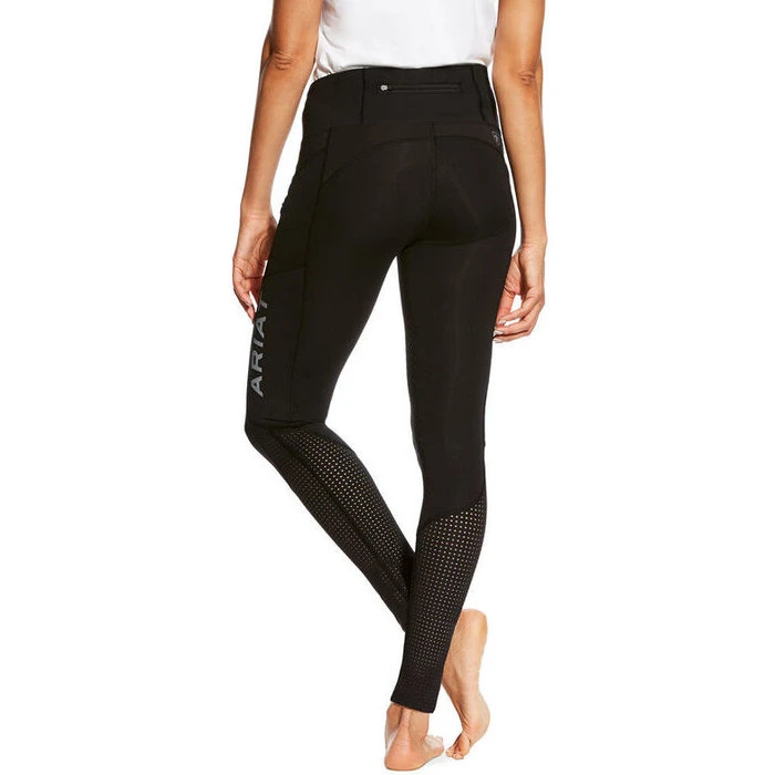 Ariat Womens EOS Knee Patch Tight 10025582 - Black 4 Ariat Womens EOS Knee Patch Tight 10025582 - Black - Image 2