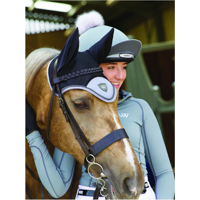 Woof Wear Womens Performance Riding Shirt - Brushed Steel Colour Brushed Steel 4 Woof Wear Womens Performance Riding Shirt - Brushed Steel Colour Brushed Steel - Image 2