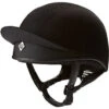 Charles Owen Pro II Plus Helmet Silk - Black Colour Black -Equestrian Sports Series Charles Owen Pro II Plus Helmet Silk Black.700x700