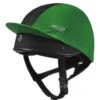 Charles Owen 4 Star Vented Helmet Silk - Emerald Green Colour Emerald Green -Equestrian Sports Series Charles Owen Pro II Plus Helmet Silk Green.700x700